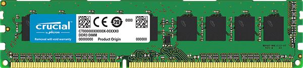 Memorija za PC Crucial 4GB DDR3L-1600 DIMM