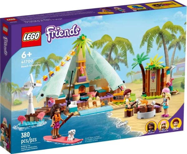 Set LEGO kocke Friends Beach Glamping (41700)