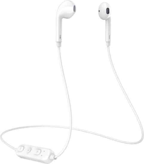 Bežične slušalice s mikrofonom - bijele MOYE HERMES SPORT
