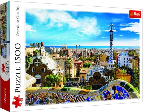 Puzzle Trefl Park Guell Barcelona 1500 kom