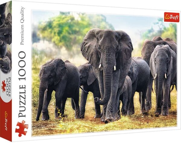 Puzzle Trefl Afrički slonovi 1000 kom