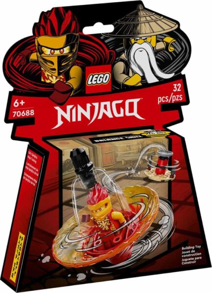 Set LEGO kocke Ninjago Spinners Kais Spinjitzu Ninja Training (70688)