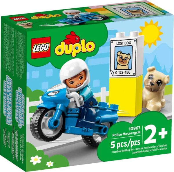 Set LEGO kocke Duplo Police Motorcycle (10967)