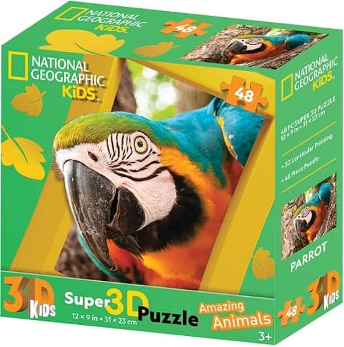 Puzzle 3D National Geographic Kids Parrot 48 kom