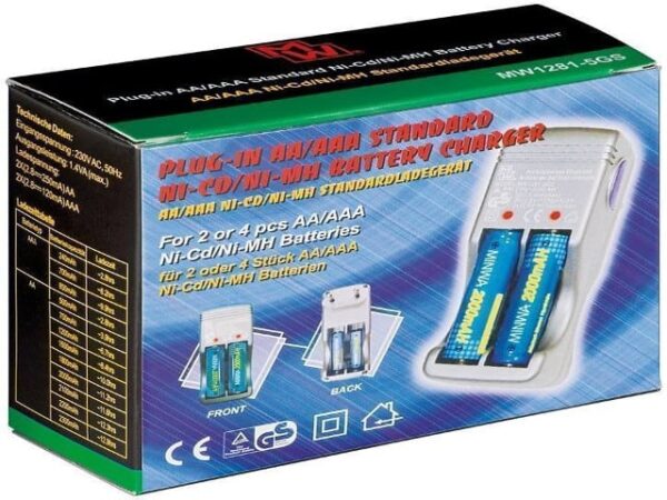 Punjač baterija MW1281-5 NICD/NIMH; 4x AA/AAA
