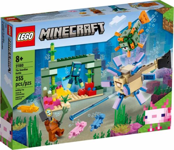 Set LEGO kocke Minecraft The Guardian Battle (21180)
