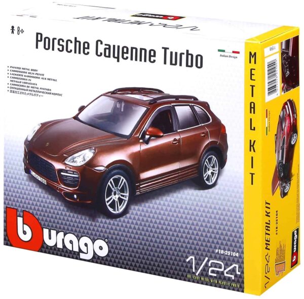 Set za slaganje Bburago 1/24 Kit - Porsche Cayenne Turbo