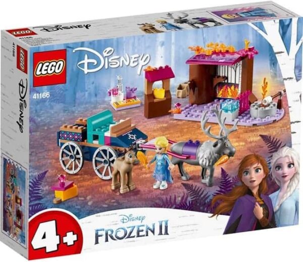 Set LEGO kocke Disney - Frozen 2 Elsa and the Reindeer Carriage (41166)