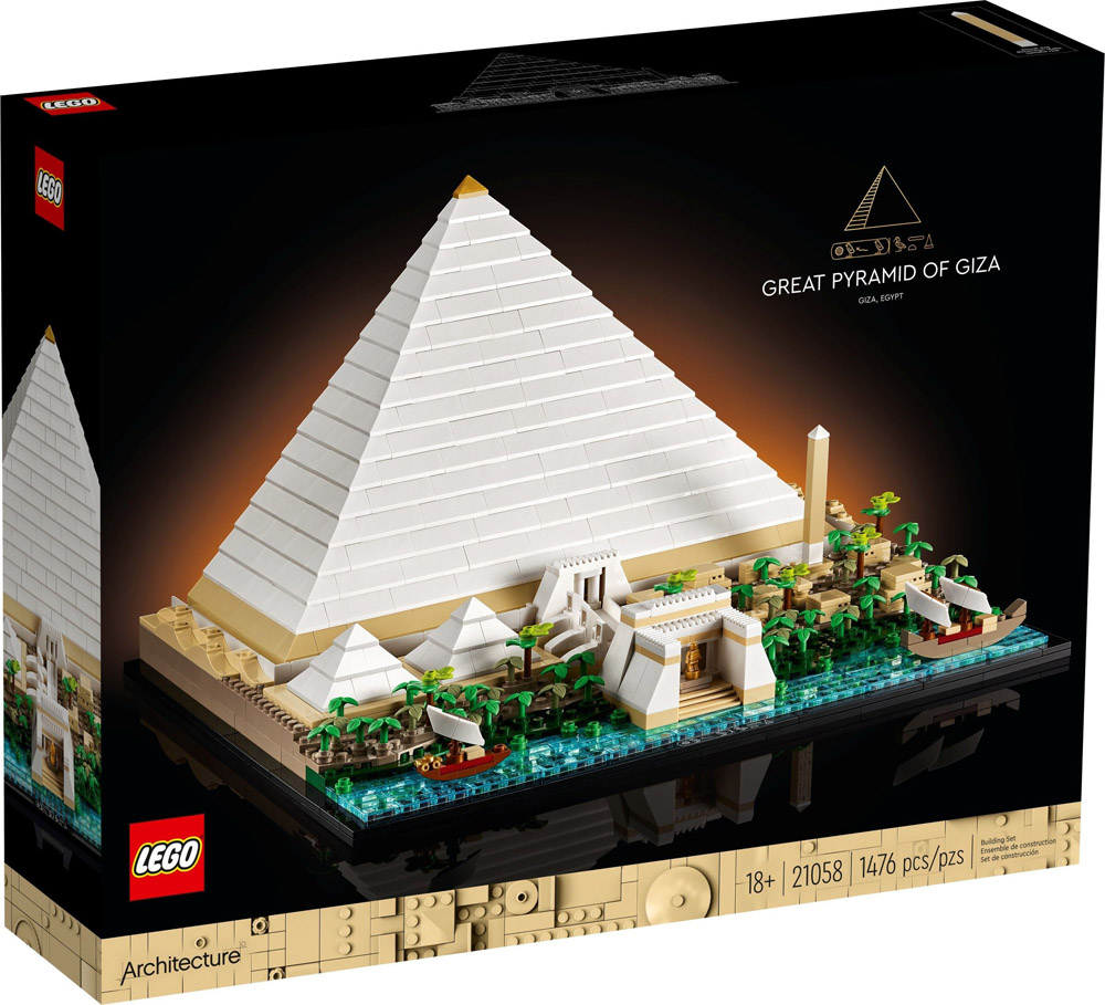 Set LEGO kocke Architecture The Great Pyramid of Giza (21058)