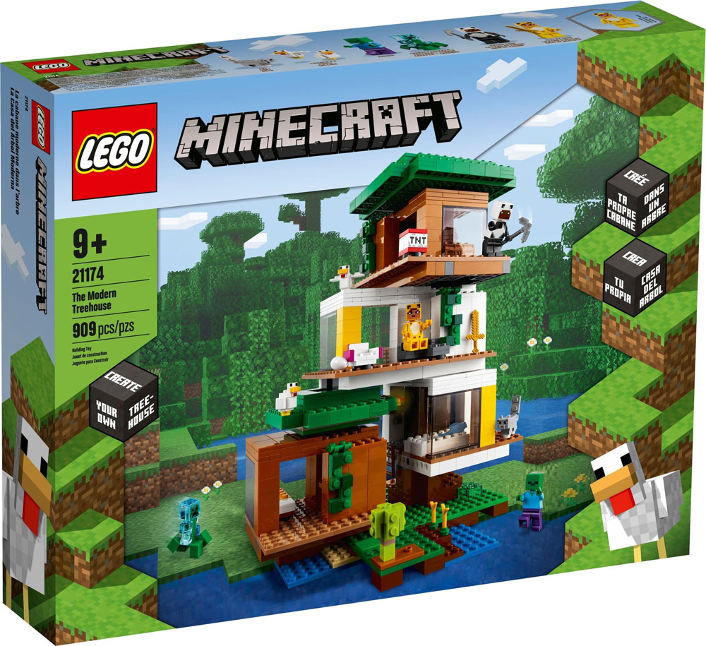 Set LEGO kocke Minecraft The Modern Treehouse (21174)