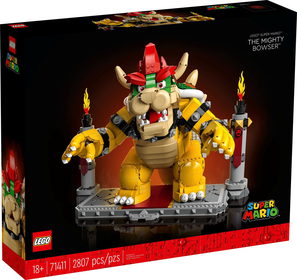 Set LEGO kocke Super Mario The Mighty Bowser (71411)
