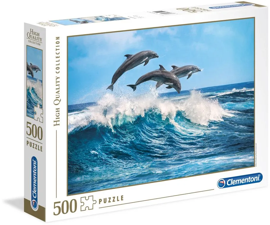 Puzzle Clementoni Dolphins 500 kom