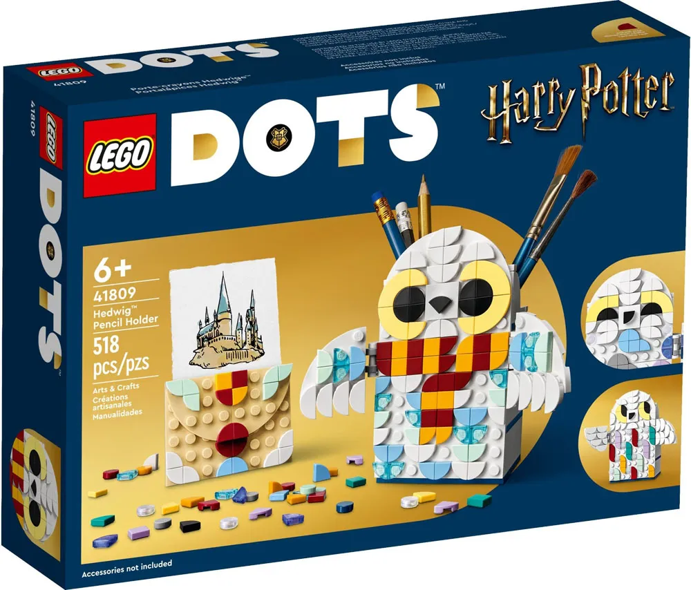 Set LEGO kocke Dots Harry Potter Hedwig Pencil Holder (41809)