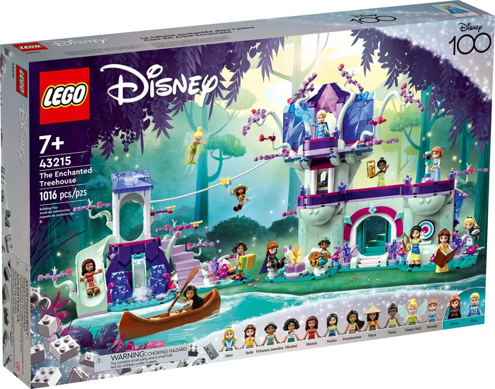 Set LEGO kocke Disney 100 The Enchanted Treehouse (43215)