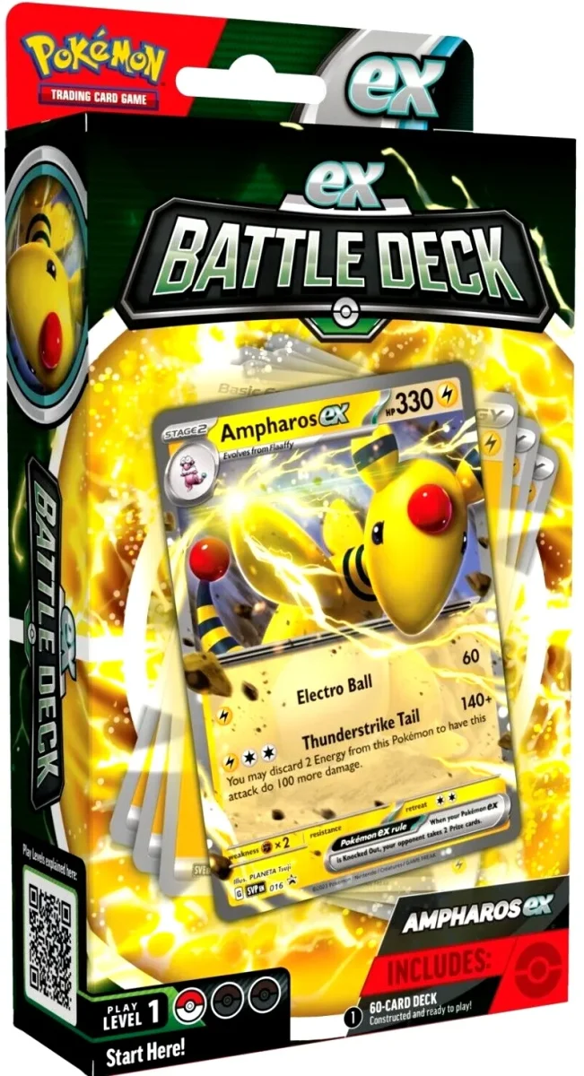 Pokemon karte TCG ex Battle Deck - Ampharos