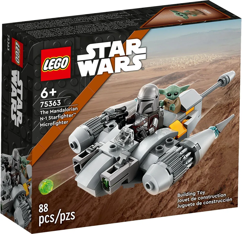 Set LEGO kocke Star Wars The Mandalorian N-1 Starfighter Microfighter (75363)