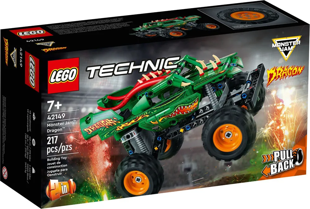 Set LEGO kocke Technic Monster Jam Dragon (42149)