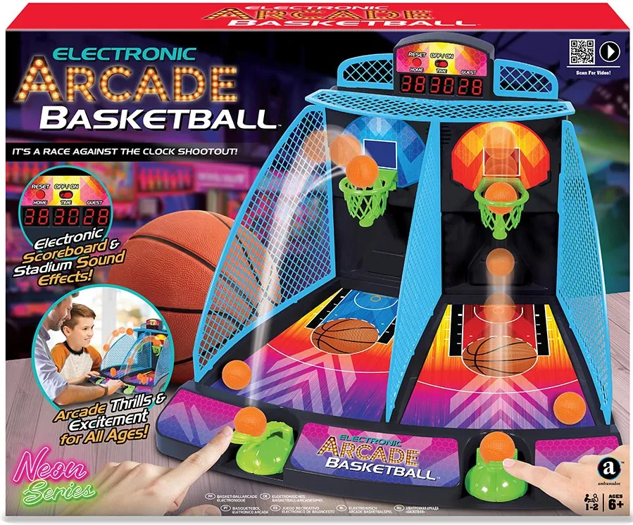 Društvena igra MA Neon Series Electronic Arcade Basketball