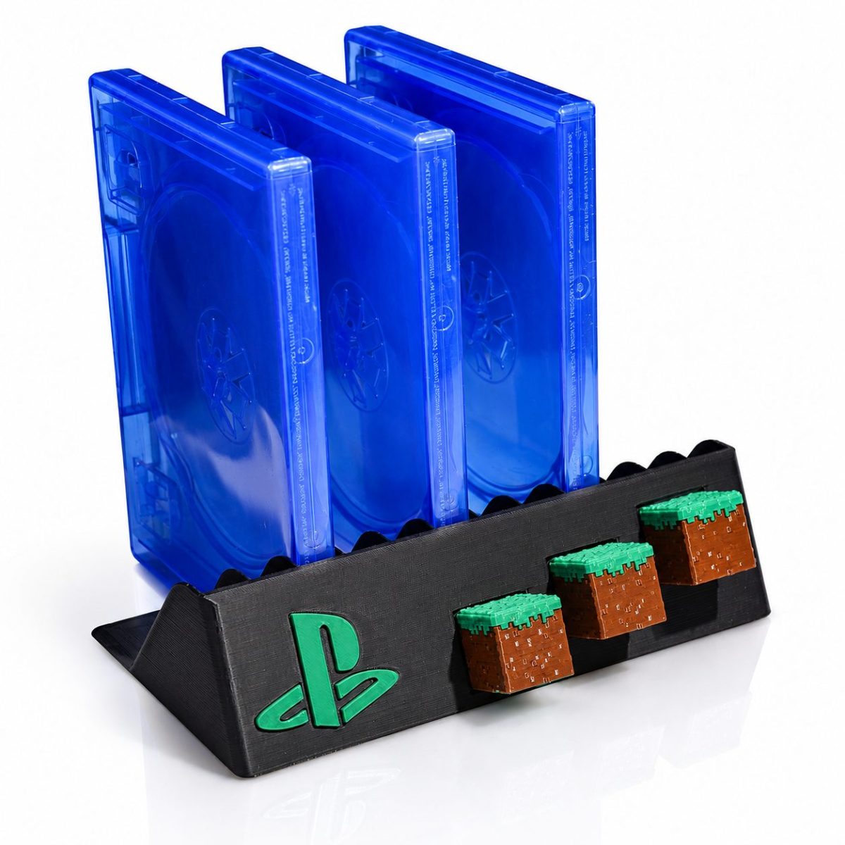 Stalak za videoigre PS4 i PS5 – Minecraft motiv 3D PRINT