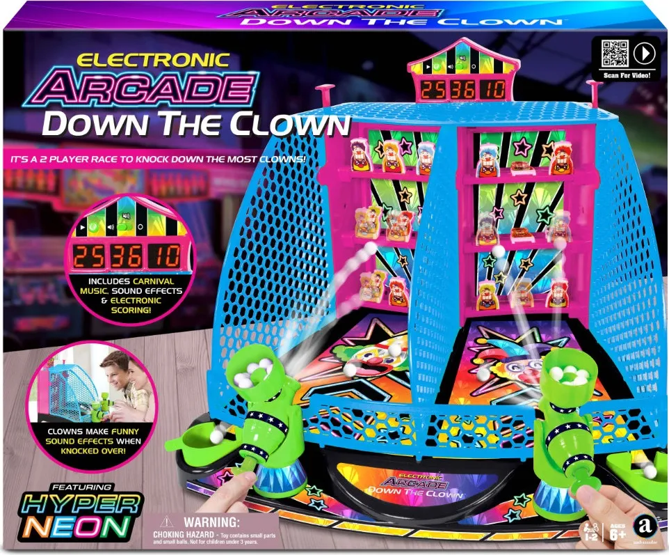 Elektronska društvena igra MA Neon Electronic Arcade Udari klauna