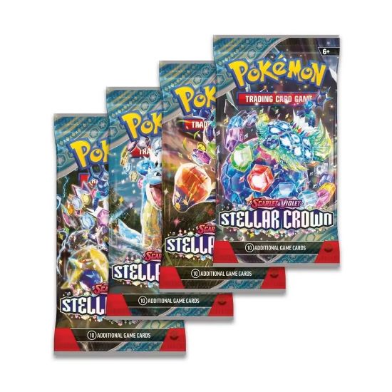 Igraće karte Pokemon TCG Scarlet & Violet Stellar Crown Booster Pack