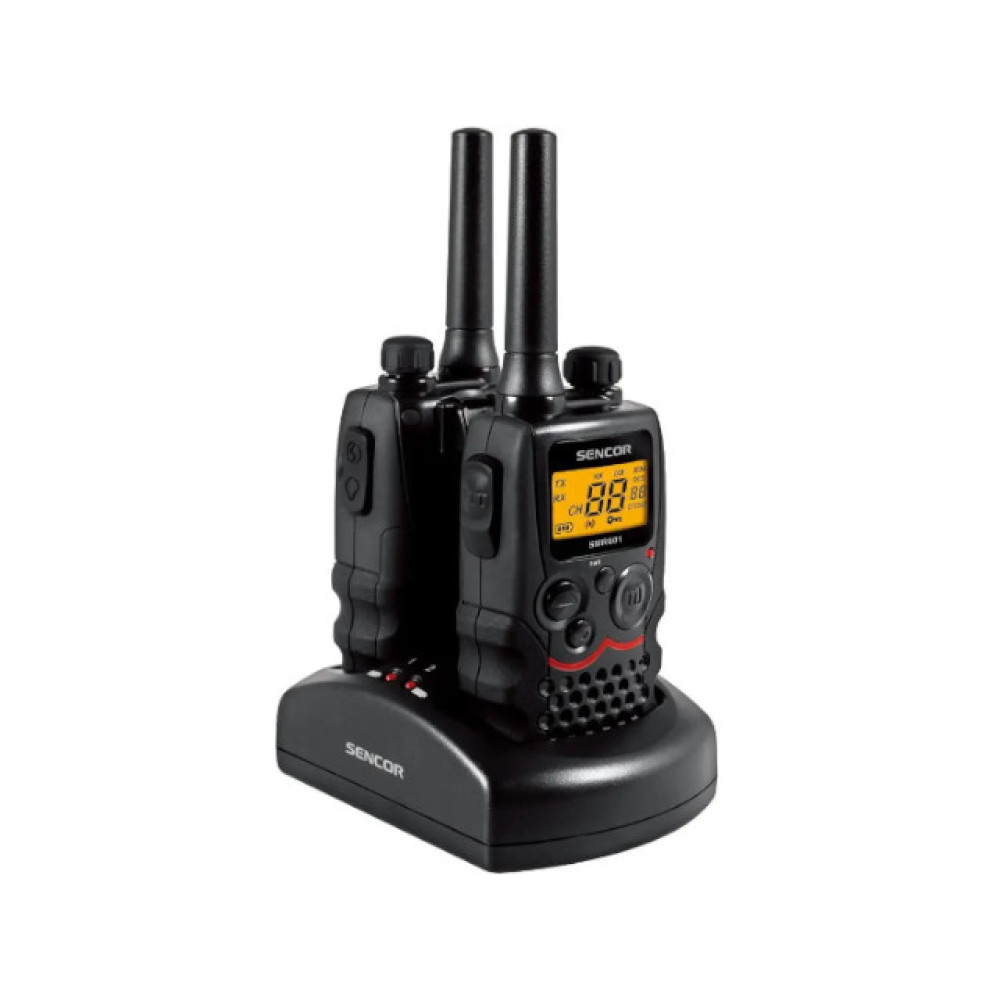 Walkie-talkie Sencor SMR 601 TWIN 8KM crni