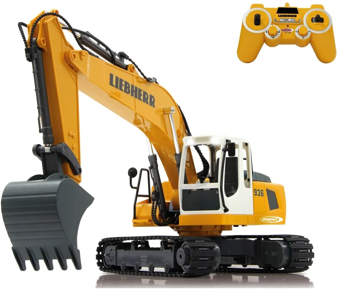 Bager na daljinsko upravljanje Jamara 1:20 Liebherr R936 - žuti