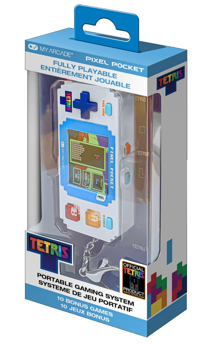 Igraća konzola My Arcade Pixel Pocket Tetris Mini Portable Retro Arcade
