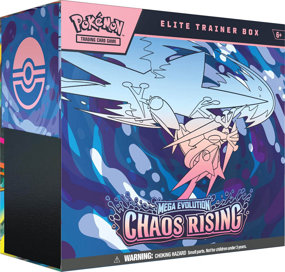 Igraće karte Pokemon TCG Mega Evolution Chaos Rising Elite Trainer Box