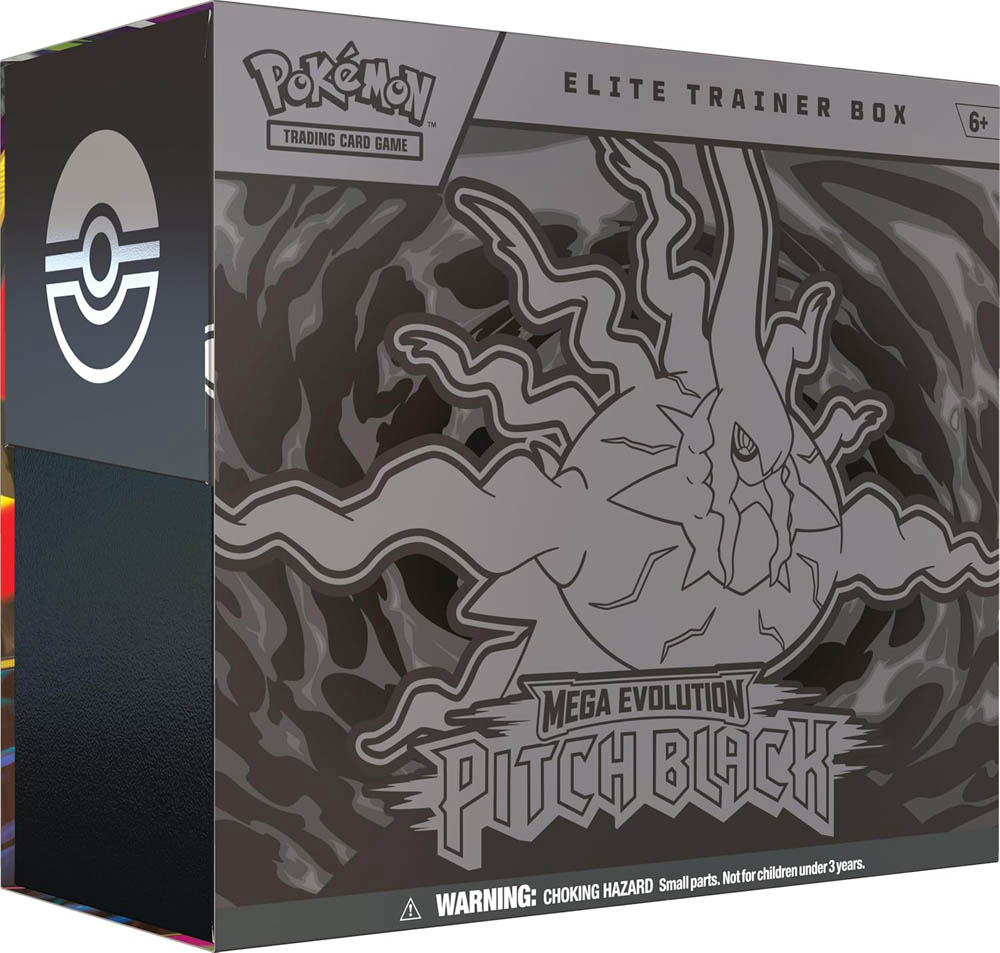 Igraće karte Pokemon TCG Mega Evolution Pitch Black Elite Trainer Box