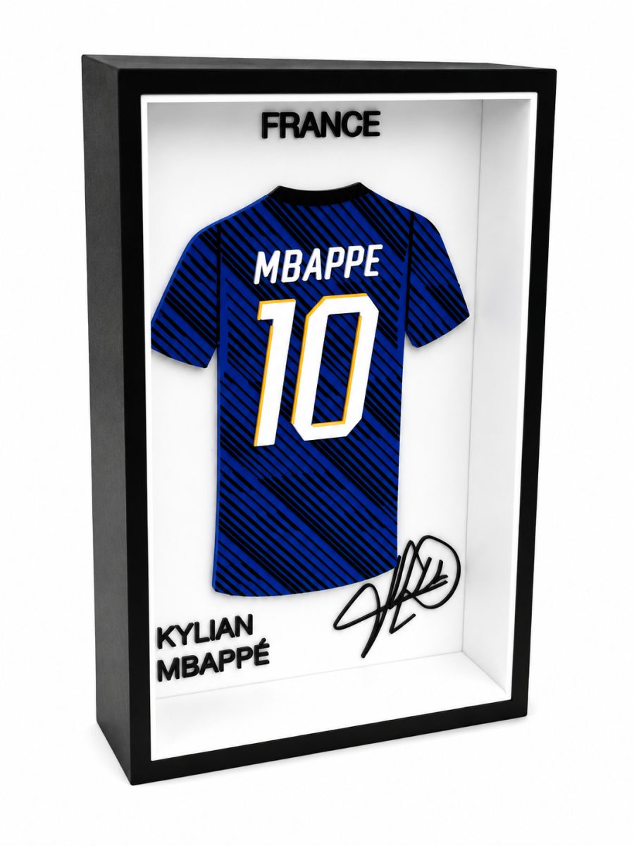 Dres u Okviru Kylian Mbapp&eacute; 32 cm 3D PRINT