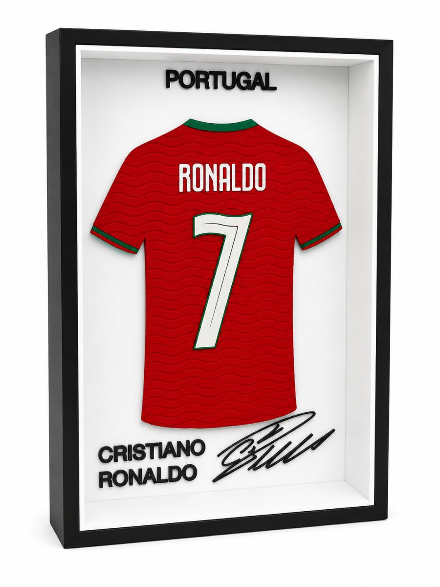Dres u Okviru Cristiano Ronaldo 32 cm 3D PRINT