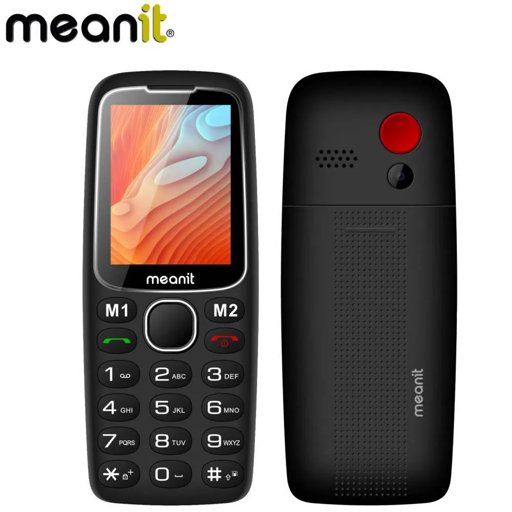 Mobitel MEANIT Senior 10 Plus dual SIM - crni